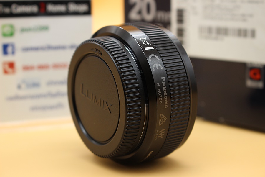 ขาย Lens Panasonic 20mm F1.7 II ASPH (สีดำ) สภาพสวย อดีตประกันศูนย์ ไร้ฝ้า รา อุปกรณ์ครบกล่อง แถม Filter  อุปกรณ์และรายละเอียดของสินค้า 1.Lens Panasonic 20